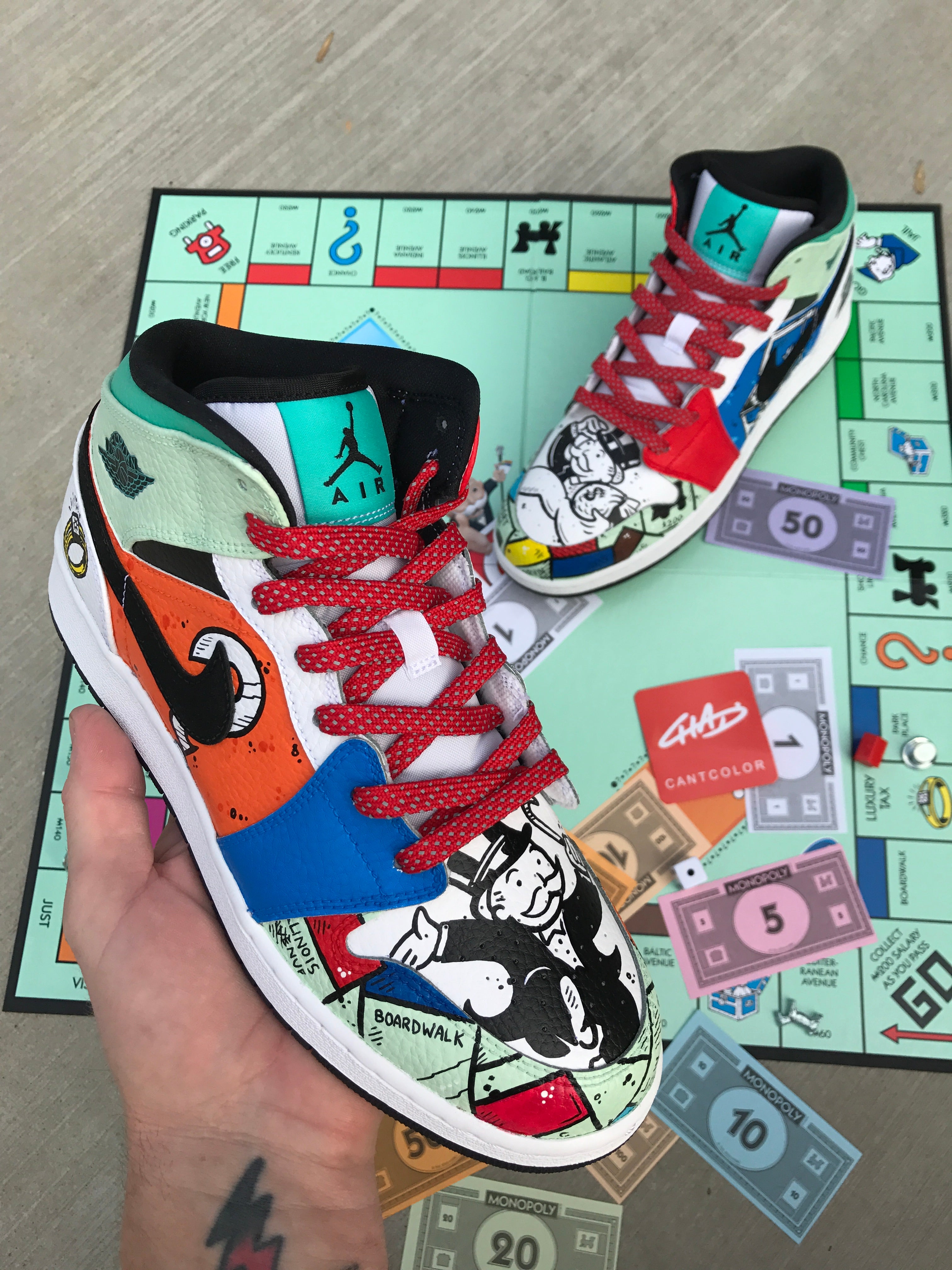 Monopoly Nike Jordan retro shoes
