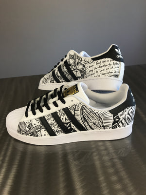 Jalen Ramsey Adidas Superstar shoes