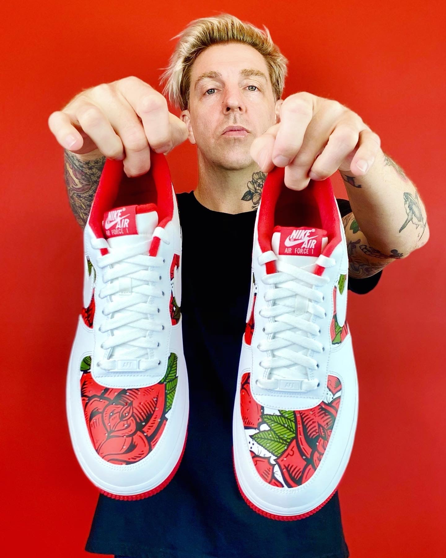 Red Roses Nike AF1