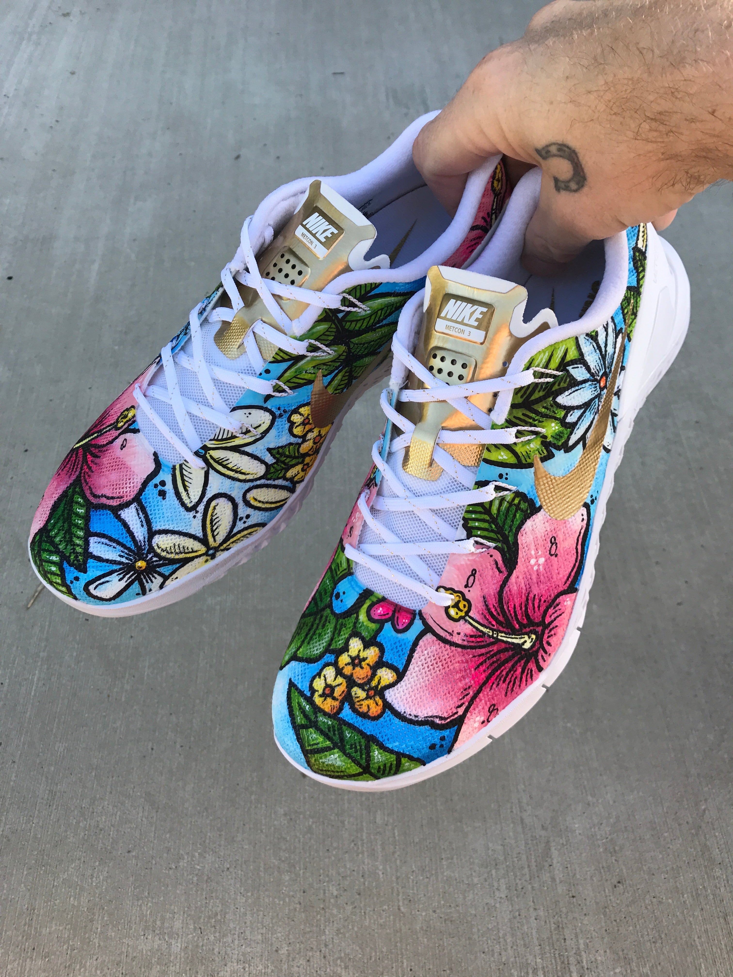 Nike metcon floral Clearance