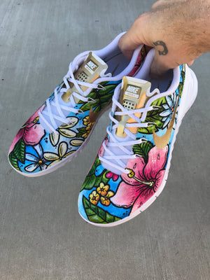 Tropical Vibes Nike Metcon shoes