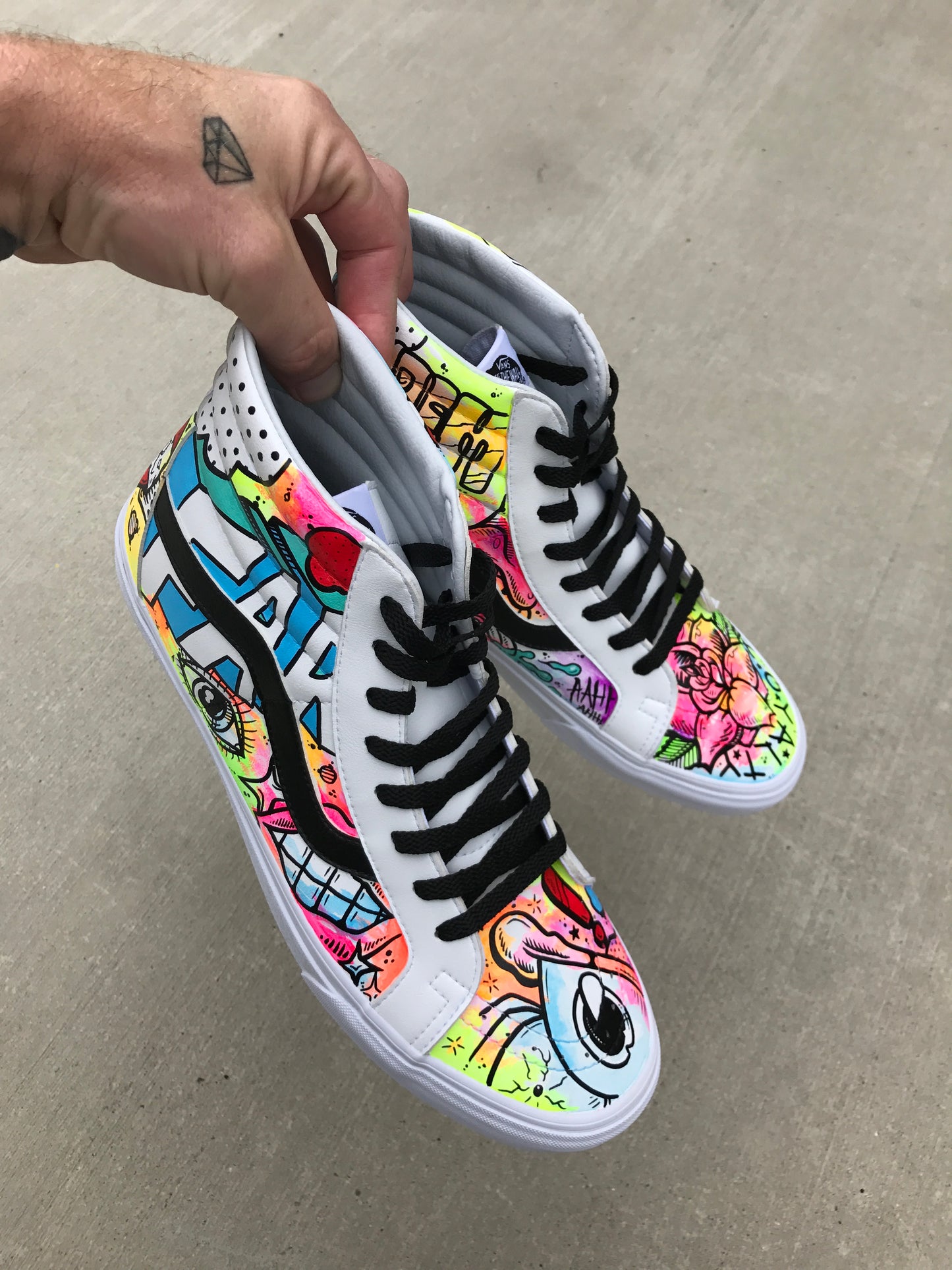 Battery Acid - Vans Sk8 Hi Leather