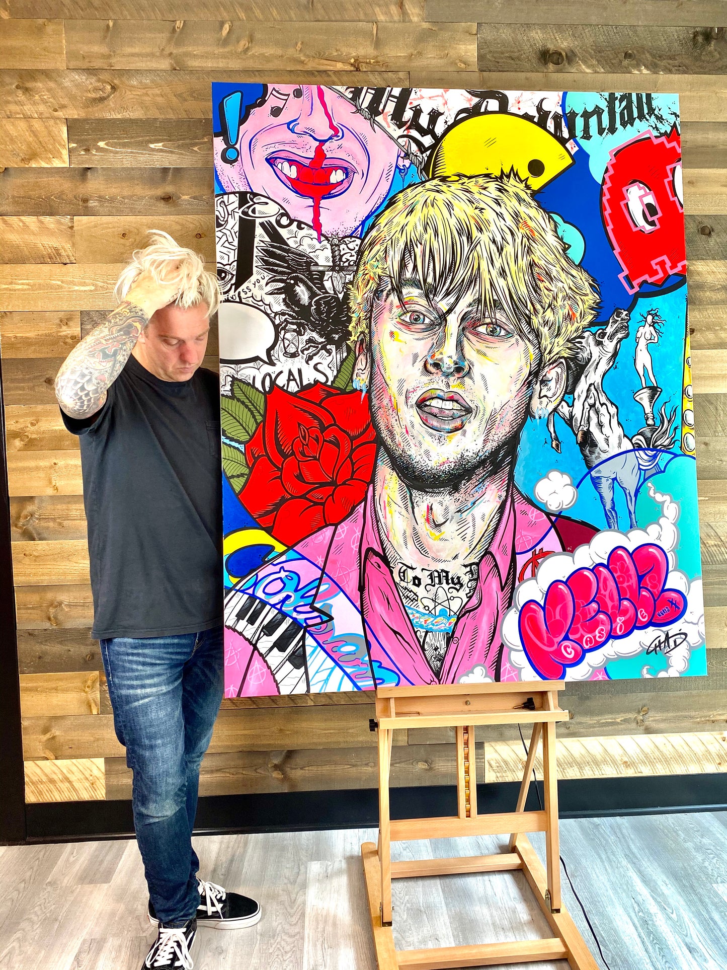 MGK Canvas Painting
