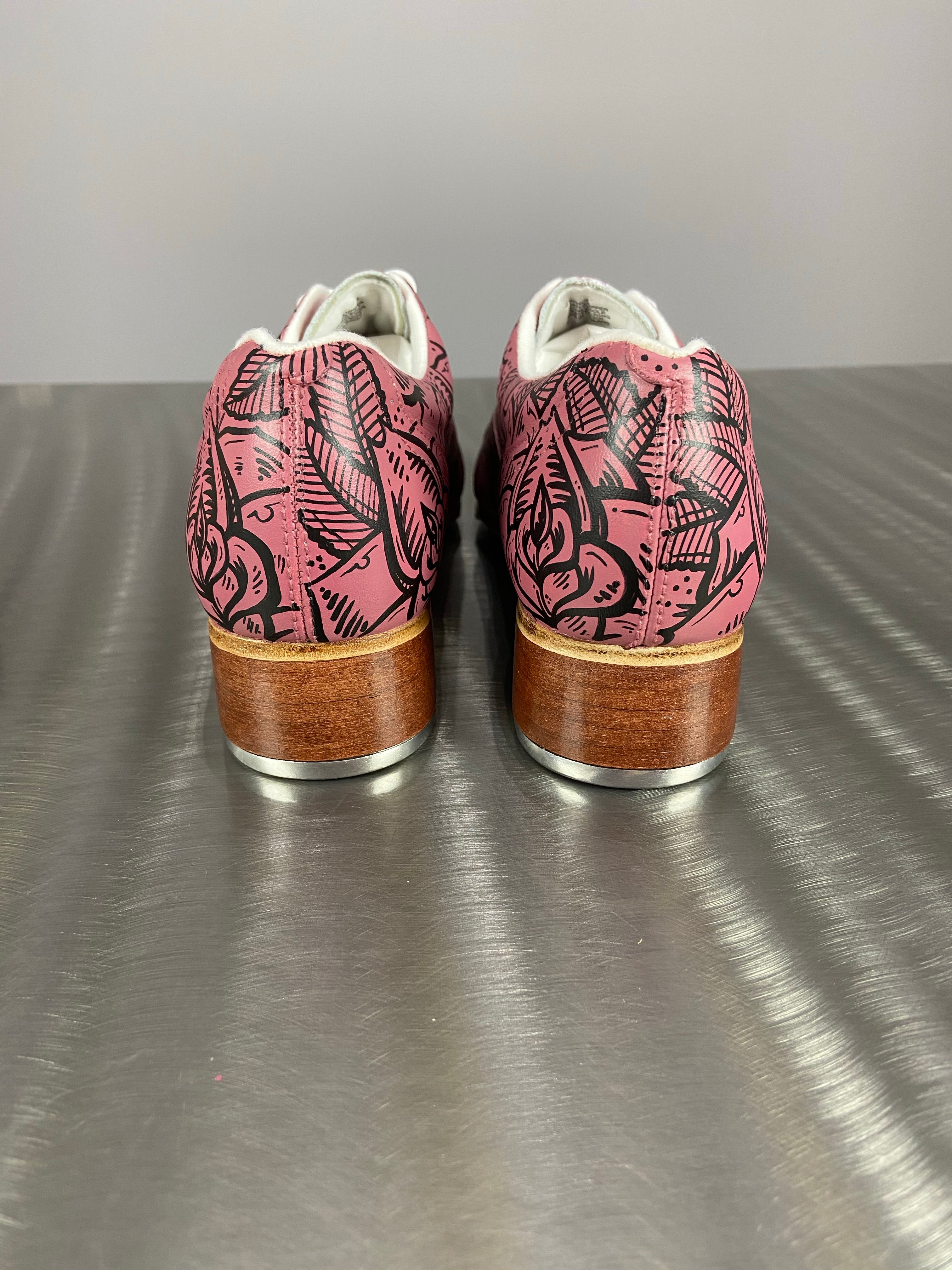 Rose Colored Glass Custom Jason Samuels Smith Patent Tap shoes