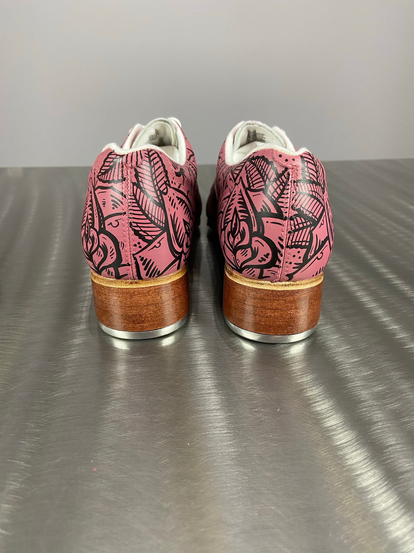 Rose Colored Glass Custom Jason Samuels Smith Patent Tap shoes