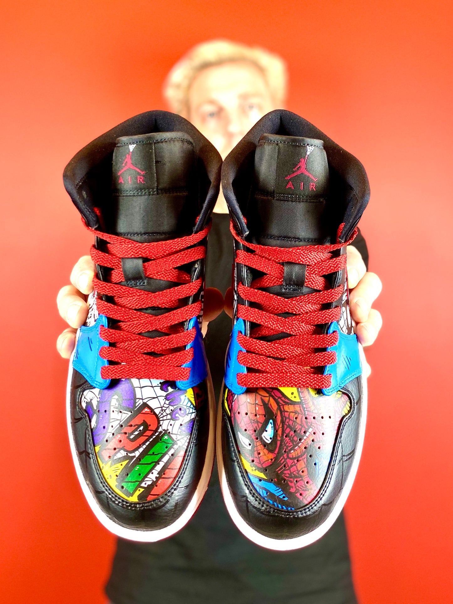 Spider-Man Vintage Nike Jordan retro shoes