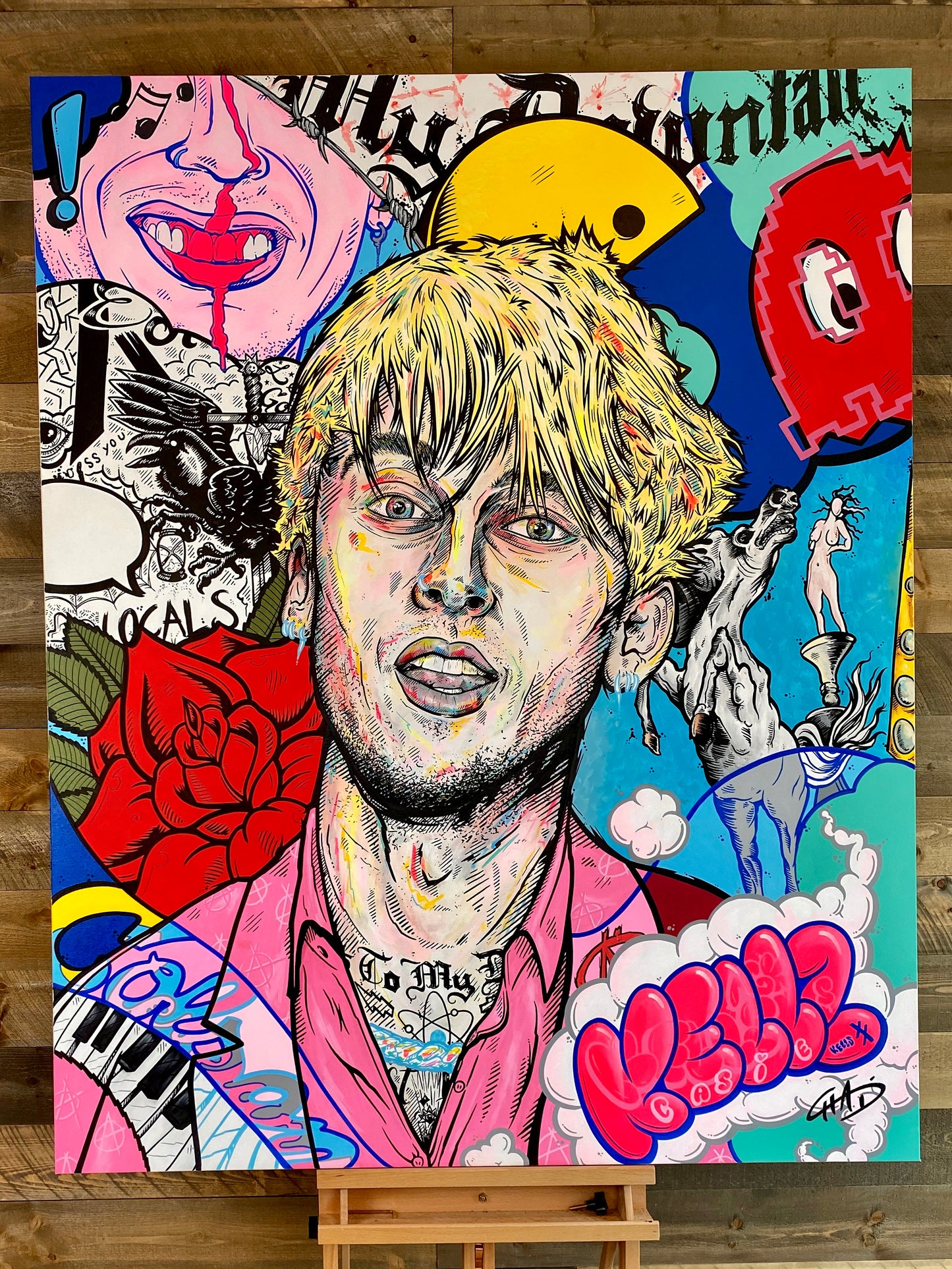 MGK Canvas Painting