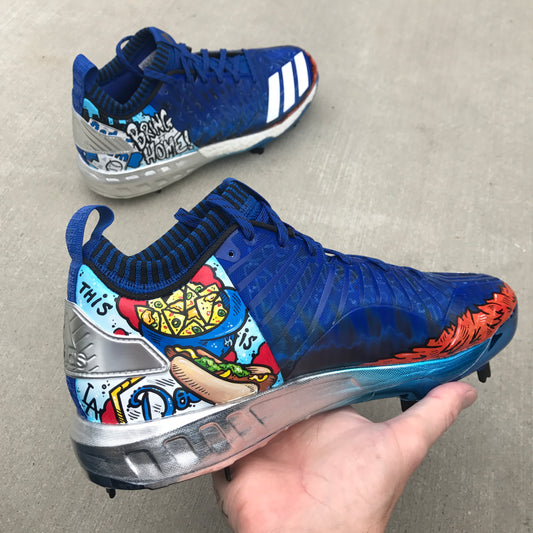 Dodger Dog - Justin Turner's Custom Adidas Baseball cleats