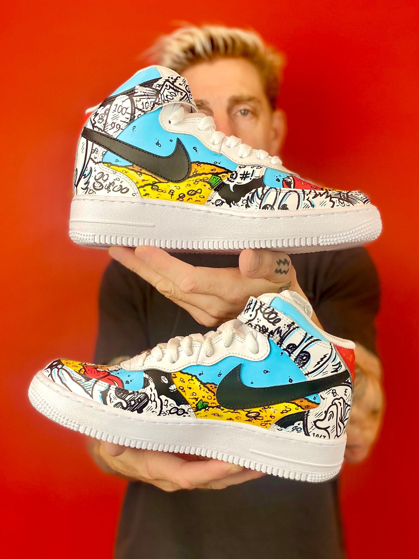 Scrooge McDuck's Money pit Nike AF1 shoes