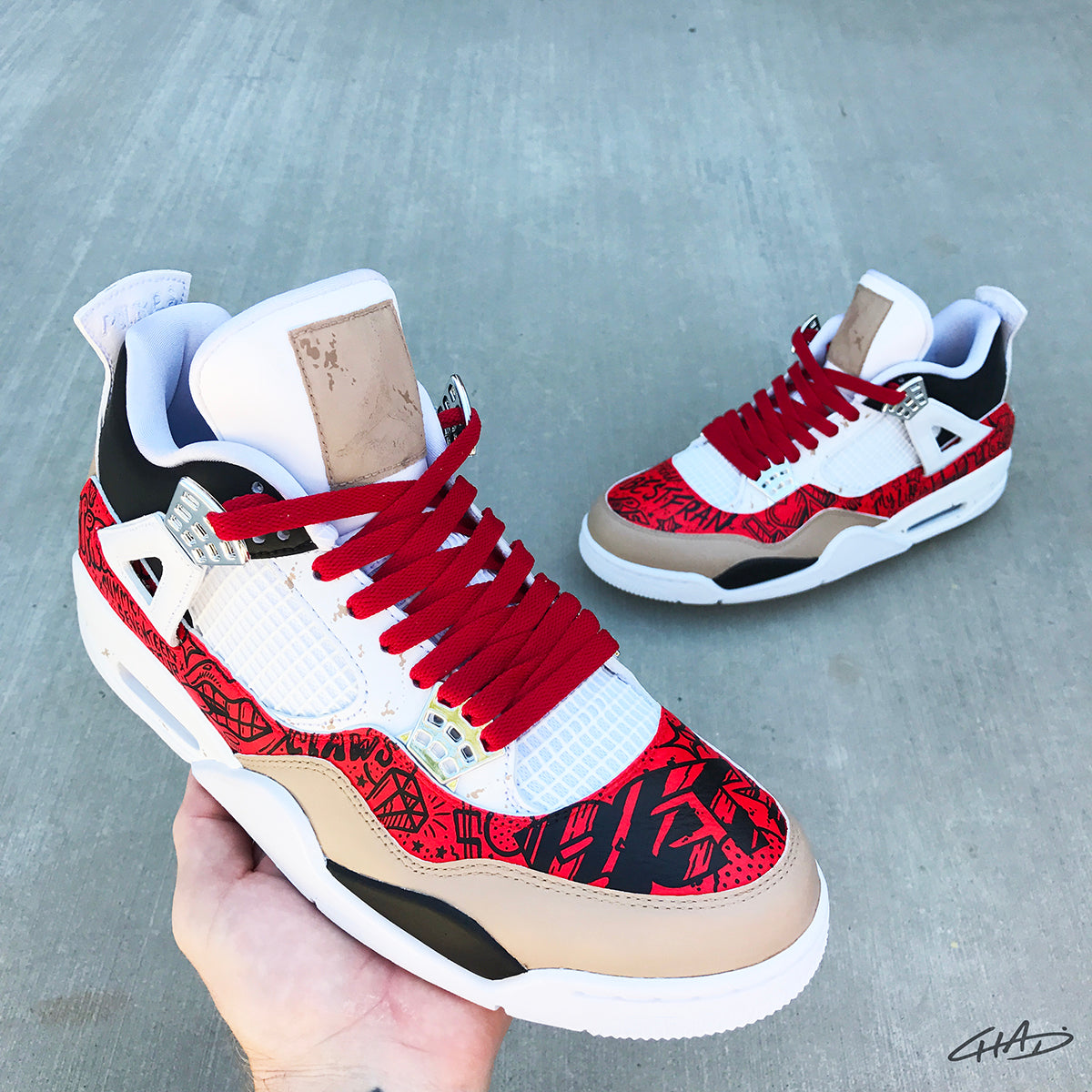 Jordan, Shoes, Custom Retro 4s